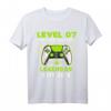 Level 7 Jahre Geburtstagsshirt für Jungen – Gamer T-Shirt mit Controller Motiv für den Geburtstag 2016 & LAN-Party