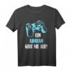 Ein Adrian Gibt Nie Auf! Personalisiertes Gamer T-Shirt – Perfektes Geburtstagsgeschenk für Gamer und Zocker mit Namen