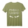 Pinball Legend Retro Flipper T-Shirt für Arcade Gamer & Spielhallen Legenden – Perfektes Geschenk für Pinball Fans und Turnierspieler