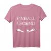 Pinball Legend Retro Flipper T-Shirt für Arcade Gamer & Spielhallen Legenden – Perfektes Geschenk für Pinball Fans und Turnierspieler