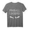 Pinball Legend Retro Flipper T-Shirt für Arcade Gamer & Spielhallen Legenden – Perfektes Geschenk für Pinball Fans und Turnierspieler