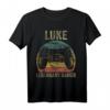 Personalisiertes Legendary Gamer Shirt mit Namen Luke – Perfekt für Videospiel-Fans, Gamer, Papa, Opa & Teenager, lustiges Gaming T-Shirt mit Zubehör