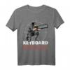 Keyboard Warrior Lustiges Gaming Gamer Tastatur Hater Nerd T-Shirt – Perfekt als Geschenk für Freunde, Streamer & Zocker Kollegen