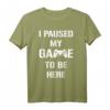 I Paused My Game To Be Here Gamer T-Shirt – Perfektes Geschenk für Zocker und LAN-Party Teilnehmer
