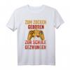Gaming Zum Zocken Geboren Zocker Spruch Gamer Geschenk T-Shirt - Lustiges Gaming T-Shirt für Geburtstags- & Zocker-Geschenke
