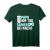 Lustiges Papa am Tag, Zocker in der Nacht Gaming T-Shirt – Perfektes Geschenk für Vater, Gamer, Videospiel-Fans und Zocker, ideal zum Vatertag, Geburtstag oder Weihnachten