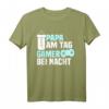 Lustiges Papa am Tag, Zocker in der Nacht Gaming T-Shirt – Perfektes Geschenk für Vater, Gamer, Videospiel-Fans und Zocker, ideal zum Vatertag, Geburtstag oder Weihnachten