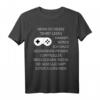 Lustiges Gamer T-Shirt Weihnachten & Vatertag - Controller Spruch Geschenk für Nerds, Zocker & Videospiel-Liebhaber