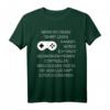 Lustiges Gamer T-Shirt Weihnachten & Vatertag - Controller Spruch Geschenk für Nerds, Zocker & Videospiel-Liebhaber