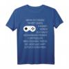 Lustiges Gamer T-Shirt Weihnachten & Vatertag - Controller Spruch Geschenk für Nerds, Zocker & Videospiel-Liebhaber