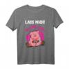 Faules Schwein Zocker Konsolen & PC Gamer T-Shirt – Lustiges Online Gaming Shirt für Zocker & Gamerinnen