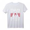 HapDuck T-Shirt für Papa - Tagsüber Papa, Nachts Gamer mit Spiel-Controller, lustiges Geburtstagsgeschenk für Gaming-Väter
