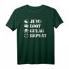 Jump Loot Gulag Repeat Gamer T-Shirt – Perfektes Warzone Merch für Zocker, Fans & Gaming-Events