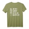 Jump Loot Gulag Repeat Gamer T-Shirt – Perfektes Warzone Merch für Zocker, Fans & Gaming-Events