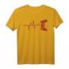 HapDuck Gamer T-Shirt mit Herzschlag - Cooler Zocker-Look für Gaming-Fans, LAN-Party & Gaming-Conventions