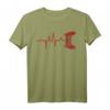 HapDuck Gamer T-Shirt mit Herzschlag - Cooler Zocker-Look für Gaming-Fans, LAN-Party & Gaming-Conventions