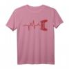 HapDuck Gamer T-Shirt mit Herzschlag - Cooler Zocker-Look für Gaming-Fans, LAN-Party & Gaming-Conventions