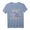I Leveled up to Daddy - Geburtstags- und Vatertags-T-Shirt für frischgebackene Väter, Schwangerschaftsankündigung & Gaming-Fans