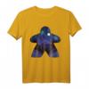 Meeple Train Board Gamer T-Shirt für Brettspiel- und Tabletop-Fans – Klassisch geschnitten, doppelt genähter Saum