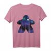 Meeple Train Board Gamer T-Shirt für Brettspiel- und Tabletop-Fans – Klassisch geschnitten, doppelt genähter Saum