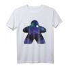 Meeple Train Board Gamer T-Shirt für Brettspiel- und Tabletop-Fans – Klassisch geschnitten, doppelt genähter Saum