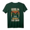 Level 14 Jahre Geburtstagsshirt für Jungen Gamer - Legendär seit 2009 Gaming Controller Motiv für den perfekten 14. Geburtstag