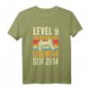 Kinder Level 9 Jahre Geburtstagsshirt für Jungen – Gamer Controller Motiv, perfektes Geschenk für den 9. Geburtstag & LAN-Party