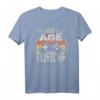 Gamer Geburtstag Retro Vintage T-Shirt - I Don't Age I Level Up Gaming Geschenk für Fans & Stilbewusste
