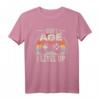 Gamer Geburtstag Retro Vintage T-Shirt - I Don't Age I Level Up Gaming Geschenk für Fans & Stilbewusste