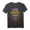 Gamer Papa Nur Cooler Zocker Vater Videospiel T-Shirt – Lustiges Geschenk für den besten Papa zum Vatertag & für Gaming-Väter