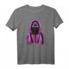 HapDuck Triangle Mask Guard T-Shirt – Offiziell Lizenzierte Netflix, Korean Drama & Game T-Shirts für Männer und Frauen