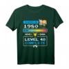 HapDuck Gamer Level 40 Complete T-Shirt - Retro Pixel Art Design für Videospiel-Fans und Geburtstagskinder