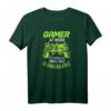 Gamer at Work Zocken Konsole Video Game Spieler Zockerin T-Shirt – Lustiges Gaming Geschenk für Gamer, Zocker & Online-Spieler