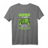 Gamer at Work Zocken Konsole Video Game Spieler Zockerin T-Shirt – Lustiges Gaming Geschenk für Gamer, Zocker & Online-Spieler