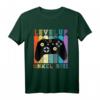 Herren Ich werde Onkel 2021 Level Up Gamer Retro Vintage Stil T-Shirt – Perfektes Geschenk zum Geburtstag & für werdende Onkel