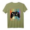 Herren Ich werde Onkel 2021 Level Up Gamer Retro Vintage Stil T-Shirt – Perfektes Geschenk zum Geburtstag & für werdende Onkel