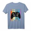 Herren Ich werde Onkel 2021 Level Up Gamer Retro Vintage Stil T-Shirt – Perfektes Geschenk zum Geburtstag & für werdende Onkel