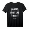 Gamers don't like art. Too many frames. - Lustiges, minimalistisches Gaming-T-Shirt für Gamer, Nerds & Teenager
