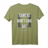 Gamers don't like art. Too many frames. - Lustiges, minimalistisches Gaming-T-Shirt für Gamer, Nerds & Teenager