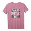 Gamers don't like art. Too many frames. - Lustiges, minimalistisches Gaming-T-Shirt für Gamer, Nerds & Teenager