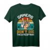 Gamer Respawn T-Shirt - Gamers dont die they respawn, lustiges Gaming Motiv, perfektes Geschenk zum Geburtstag & Weihnachten für Zocker