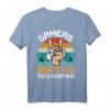 Gamer Respawn T-Shirt - Gamers dont die they respawn, lustiges Gaming Motiv, perfektes Geschenk zum Geburtstag & Weihnachten für Zocker