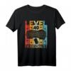 HapDuck Gaming T-Shirt für Männer und Frauen - Level 40 Freigeschaltet, Vintage Gaming Outfit mit Tastatur & Maus Motiv für Gamer & Zocker