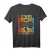 HapDuck Gaming T-Shirt für Männer und Frauen - Level 40 Freigeschaltet, Vintage Gaming Outfit mit Tastatur & Maus Motiv für Gamer & Zocker