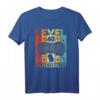 HapDuck Gaming T-Shirt für Männer und Frauen - Level 40 Freigeschaltet, Vintage Gaming Outfit mit Tastatur & Maus Motiv für Gamer & Zocker