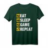 Herren Eat, Sleep, Game, Repeat - Cooles Gaming T-Shirt für Konsolen, PC & Mobile Gamers, das echte Nerds begeistert