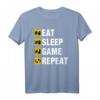 Herren Eat, Sleep, Game, Repeat - Cooles Gaming T-Shirt für Konsolen, PC & Mobile Gamers, das echte Nerds begeistert