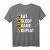 Herren Eat, Sleep, Game, Repeat - Cooles Gaming T-Shirt für Konsolen, PC & Mobile Gamers, das echte Nerds begeistert