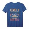 Kinder Gamer T-Shirt Level 9 freigeschaltet - Perfektes Geburtstagsgeschenk für 9-Jährige Jungen und Mädchen, Legendär seit 2012