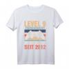 Kinder Gamer T-Shirt Level 9 freigeschaltet - Perfektes Geburtstagsgeschenk für 9-Jährige Jungen und Mädchen, Legendär seit 2012